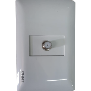 Tomacorriente para tv coaxial chint