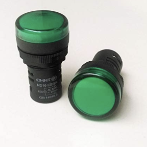 LUZ PILOTO 22MM 220V LED VERDE / CHINT