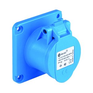 TOMA EMPOTRAR 16A 2P+T 6h IP44 AZUL