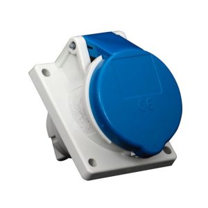 TOMA PENDULO 6H 16A 2P+T IP44 AZUL