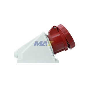 TOMA SOBREPONER 3H 32A 3P+T ROJO IP67