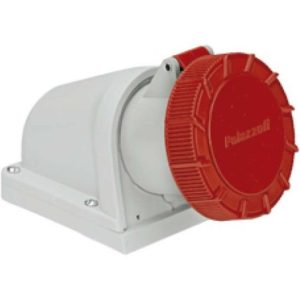 TOMA SOBREPONER 6H 32A 3P+T IP67 ROJO
