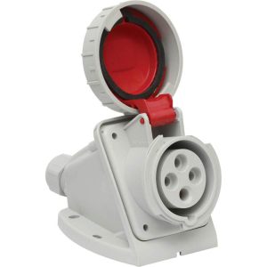 TOMA SOBREPONER 6H 63A 3P+T IP44 ROJO