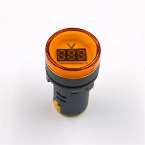 VOLTIMETRO 22MM  50-500VAC AMARILLO